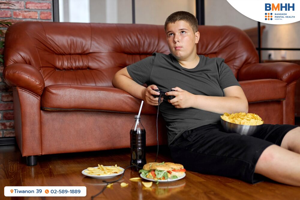 Addictive behavior can include overeating.